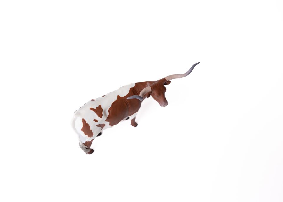 Little Buster Toys: Texas Longhorn Steer Red/White